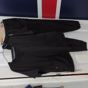 Cuddl duds black scrub set